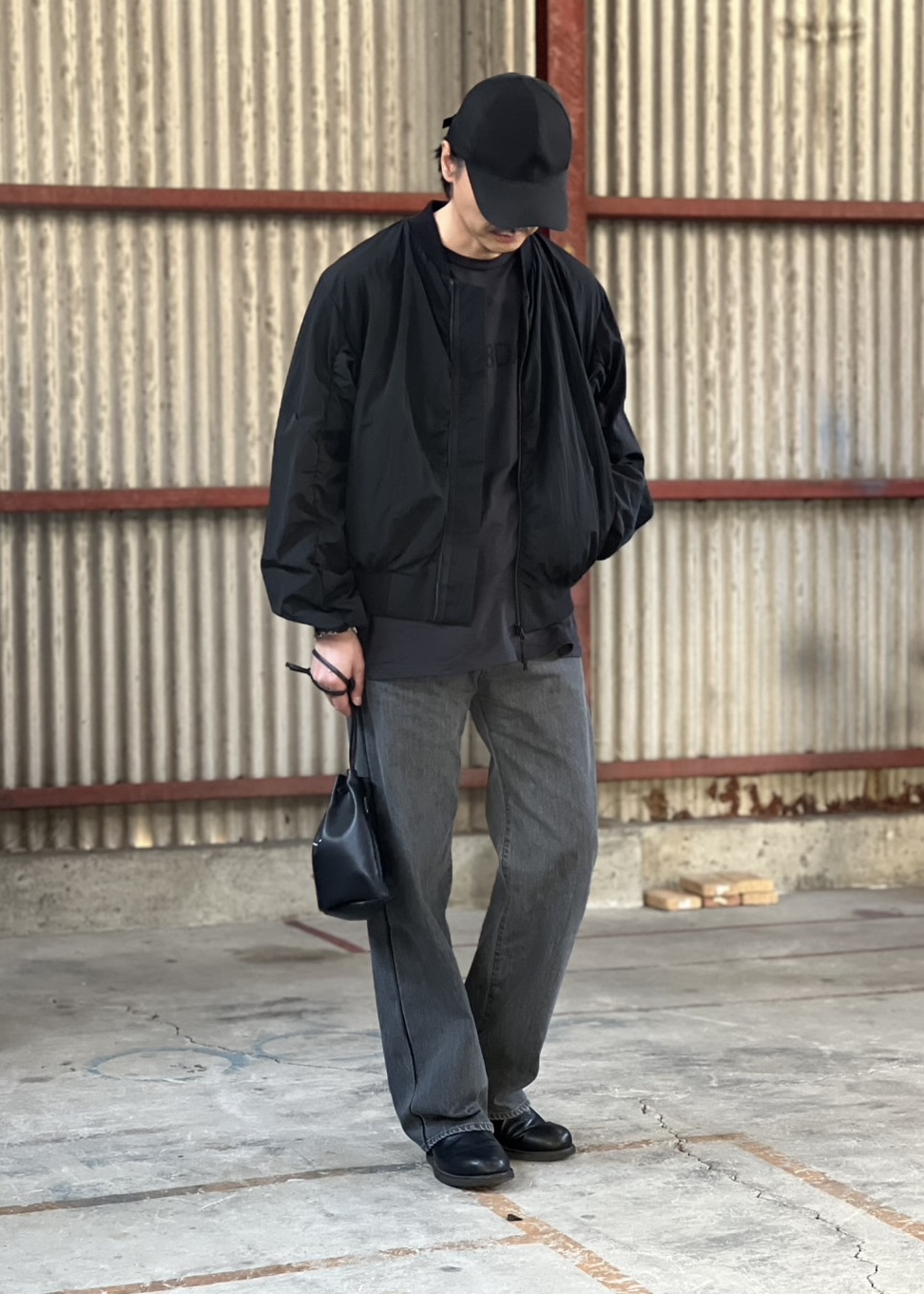 4/3 LAD MUSICIAN　VINTAGE NYLON CHAMBRAY MA-1