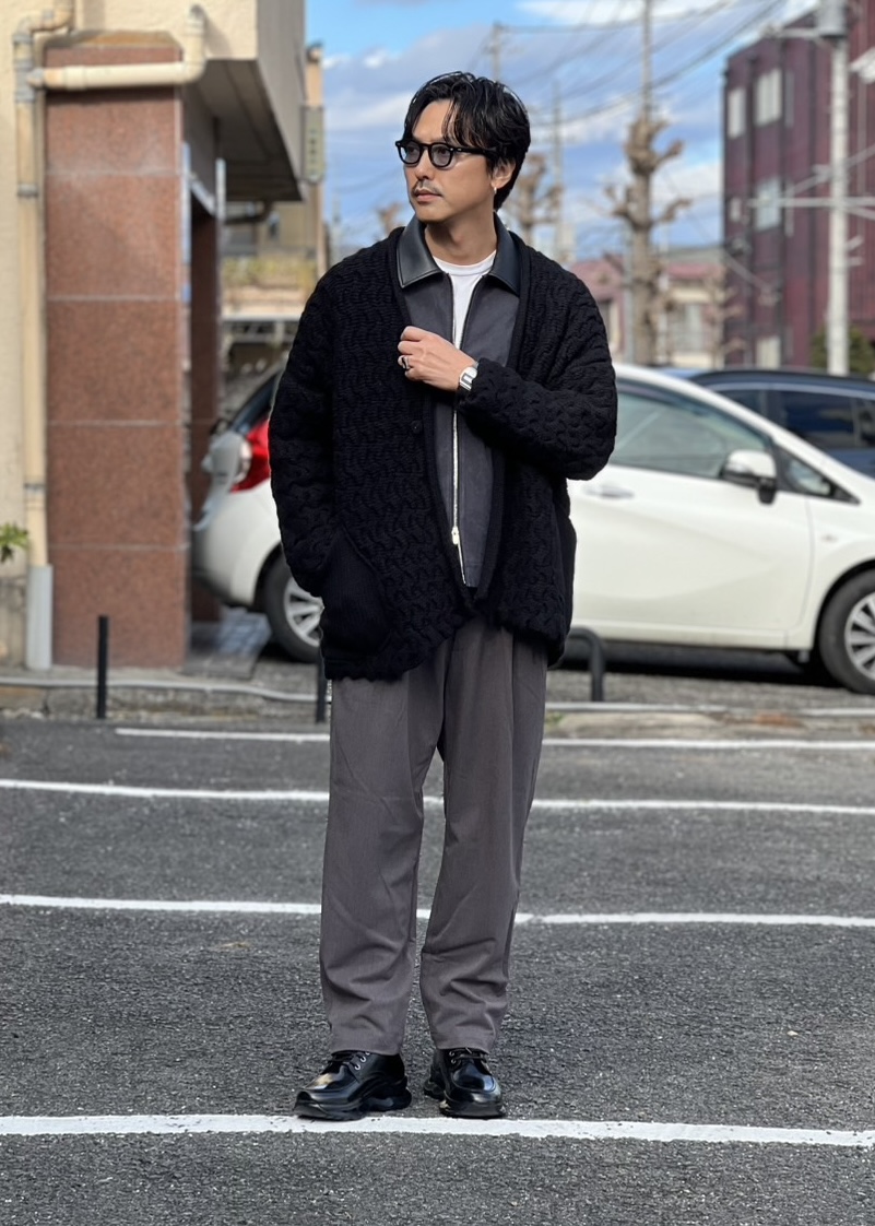 11/10 DEVOA (デヴォア) Hand knit jacket